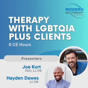 Therapy with LGBTQIA Plus Clients (8 CE Hours)