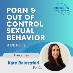 Porn & Out of Control Sexual Behavior (4 CE Hours, 2023)