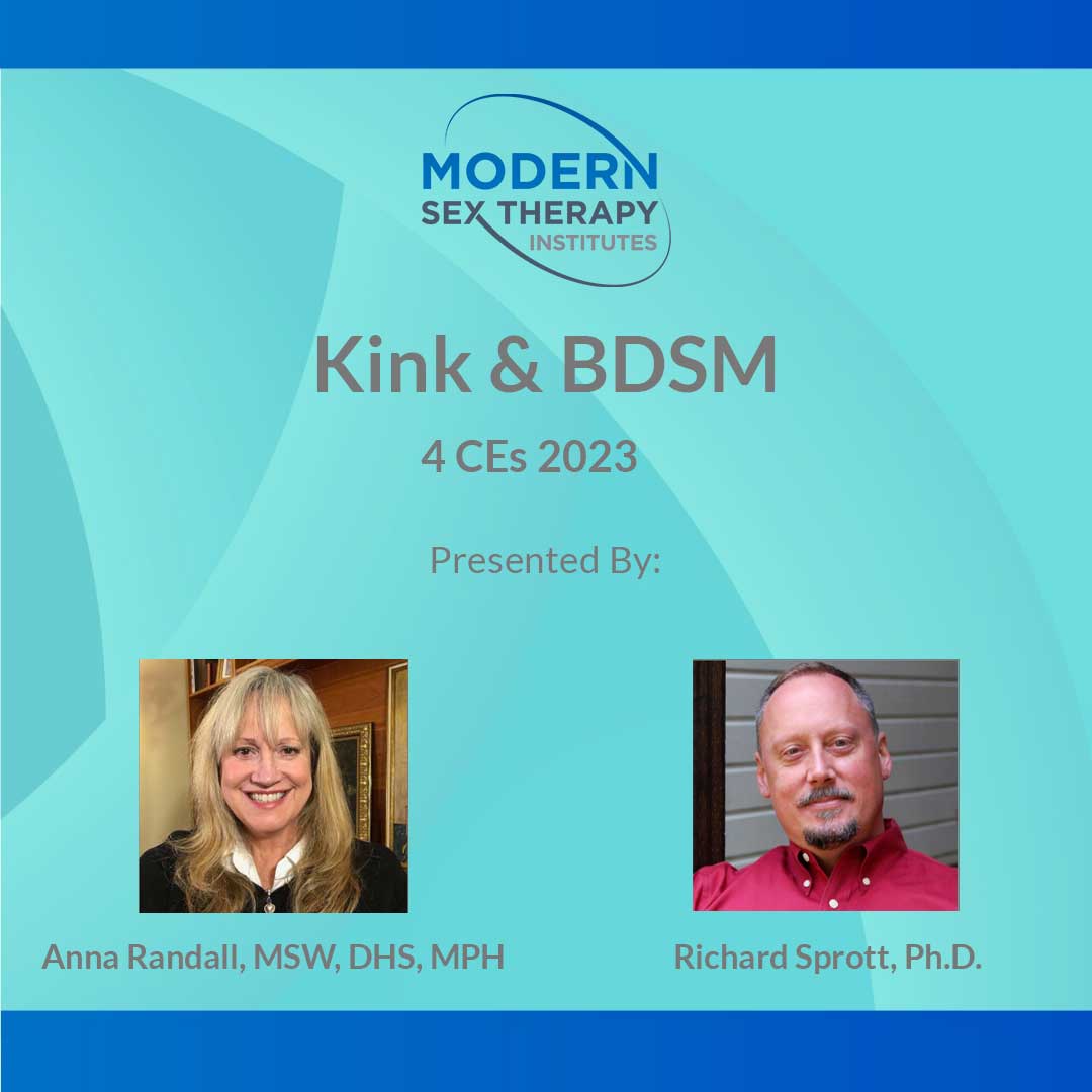 Kink & BDSM (4 CE Hours) - Modern Sex Therapy Institutes